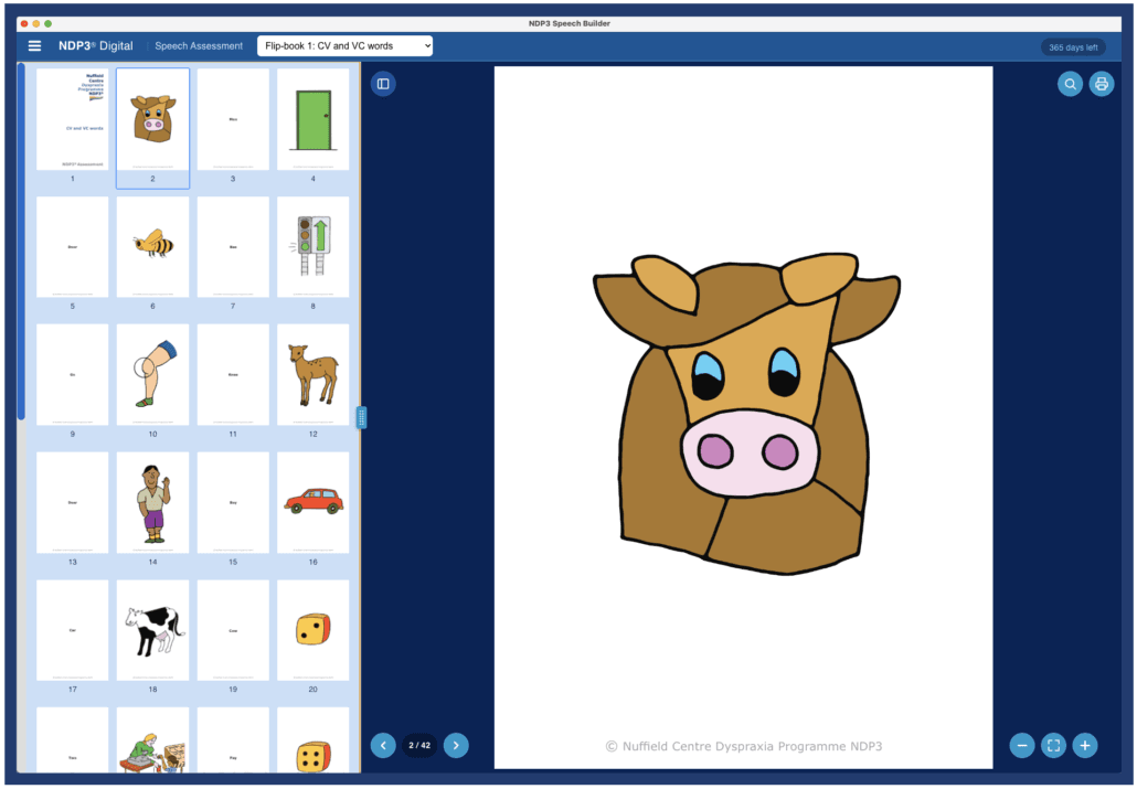 Shop NDP3 Digital screenshots Speech Assessment