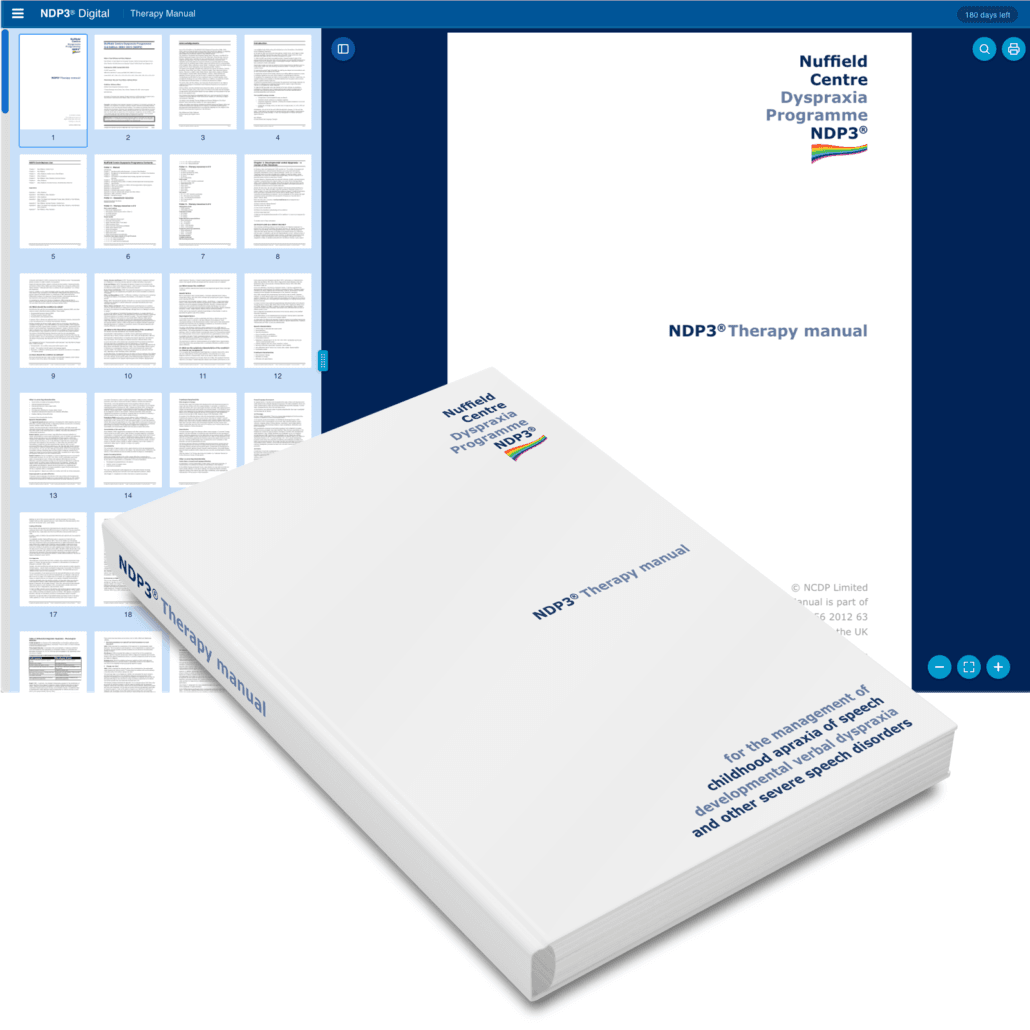 Shop NDP3 Therapy manual Digital+Print copy